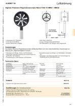 Digitale Flügelradanemometer FVAD 15-Hx -3