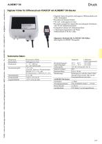 Digitaler Fühler für Differenzdruck FDAD12P-1
