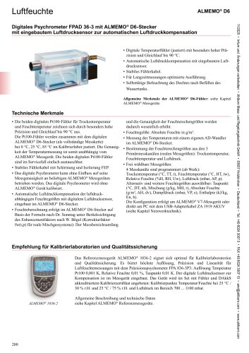 Digitales Psychrometer 