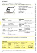 Durchflusssensoren für Flüssigkeiten in Edelstahlausführung FVA 645-GVxQT5 