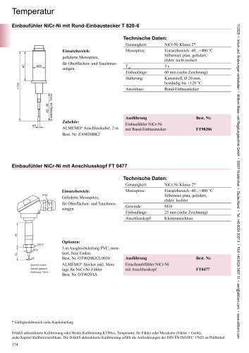Einbauf&uuml;hler