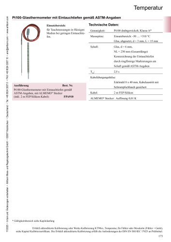 Glasthermometer