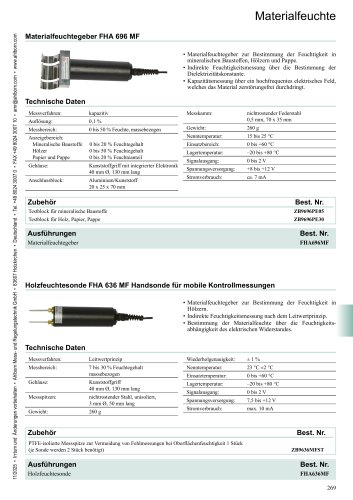 Materialfeuchte