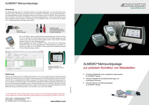 Mehrpunktjustage