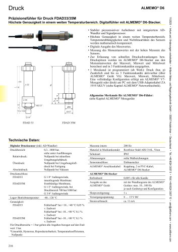Pr&auml;zisionsf&uuml;hler f&uuml;r Druck 