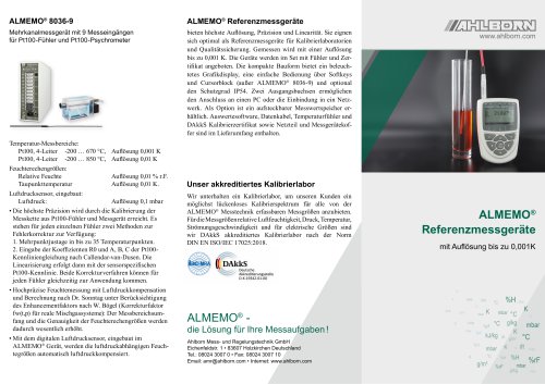 Referenzmessger&auml;te