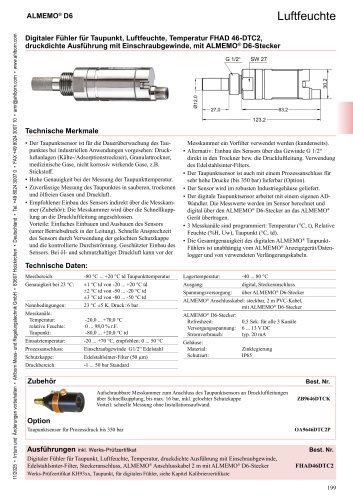 Taupunktsensor 
