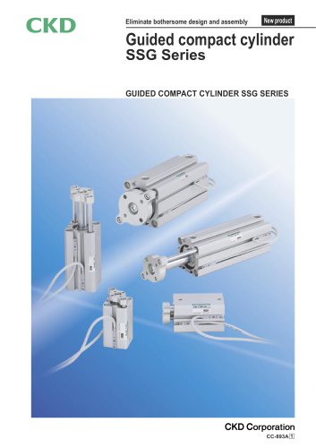 Guided compact cylinder SSG