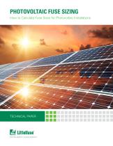 How to Calculate Fuse Sizes for Photovoltaic Installations