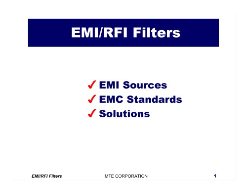 RFI / EMI Filter Tutorial