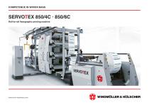 SERVOTEX 850/4C · 850/6C Roll-to-roll flexographic printing machine