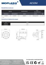 Datenblatt - Hupe AE50M - 2