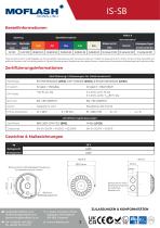 Datenblatt - Hupe/Leuchte IS-SB - 2