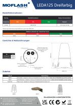 Datenblatt - Hupe/Leuchte LEDA125 Dreifarbig - 2