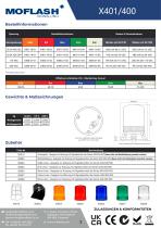 Datenblatt - Signalleuchte X401-400-2