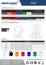 Datenblatt - Signalleuchte X500 - 2