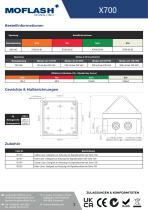 Datenblatt - Signalleuchte X700 - 2