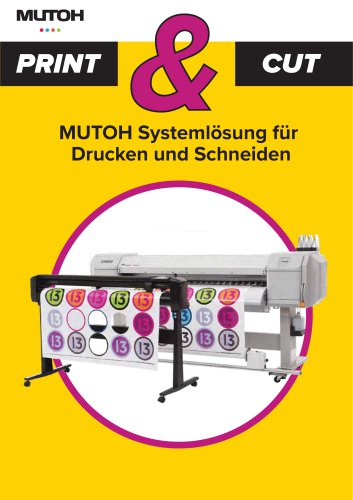 Mutoh Print & Cut Kombis