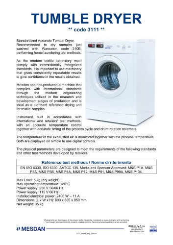 TUMBLE DRYER