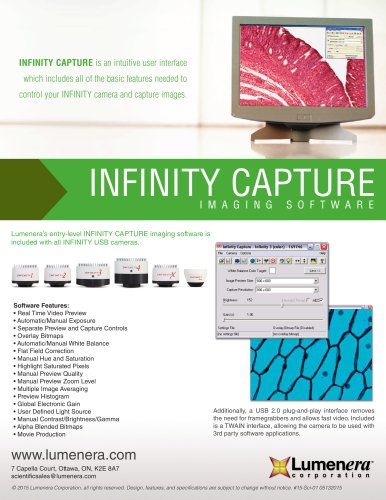 INFINITY CAPTURE (Microscopy) Software