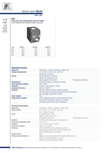 Bobine serie 30x41