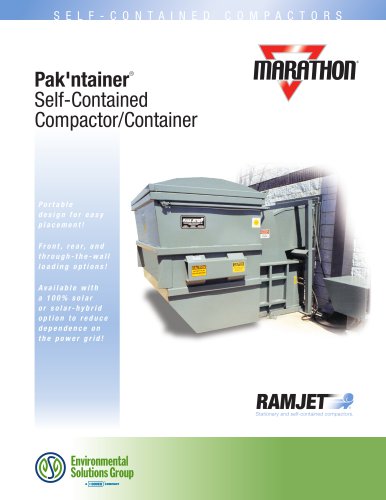 Pak'ntainer® Self-Contained Compactor/Container