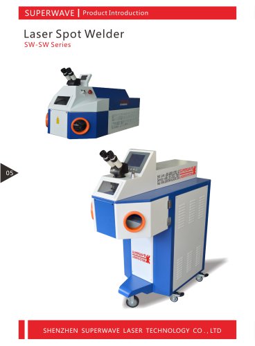 Superwave laser spot welding machine