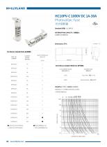 PV FUSE HC10PV-C 1000V DC 1A-30A