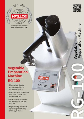 Vegetable Preparation Machine RG-100