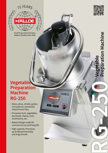 Vegetable Preparation Machine RG-250