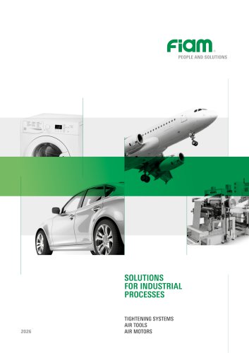 Allgemeiner Katalog der Fiam-Lösungen 