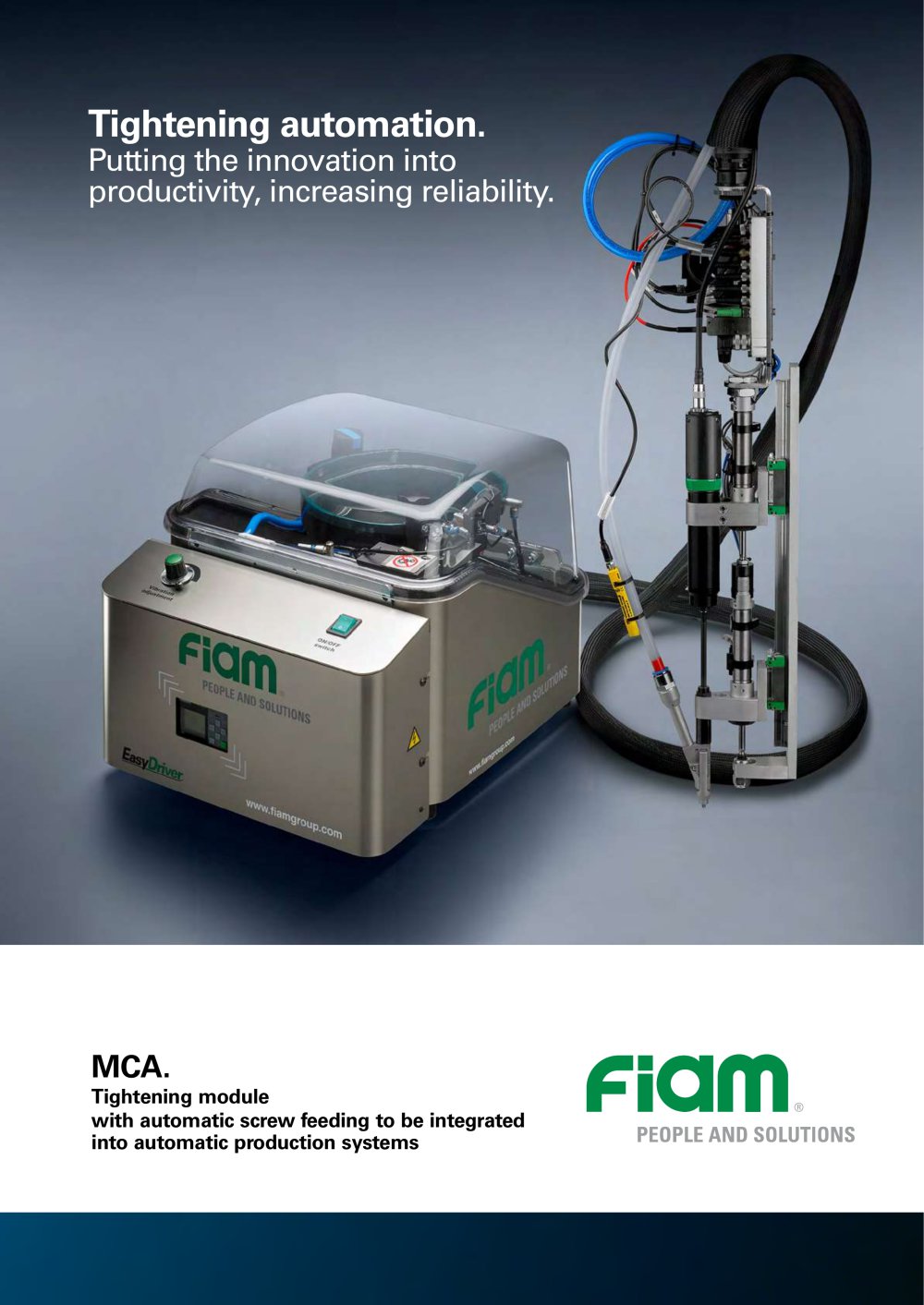 Tightening module with automatic screw feeding MCA - FIAM