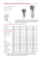 Stainless Steel 130/140 HP & VP Series