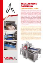 Continuous meat cutter