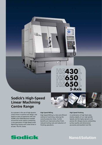 HS650L 5 axis Super High-accuracy milling machine