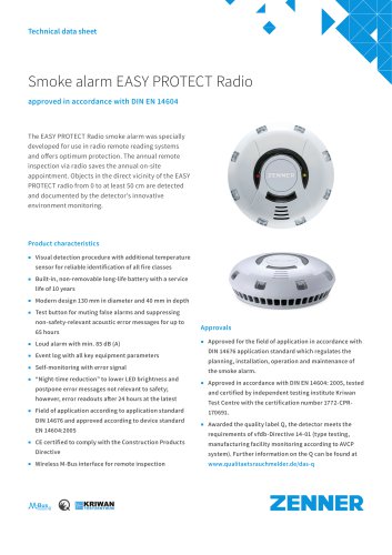 Smoke alarm EASY PROTECT Radio