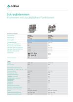 Reihenklemmen für elektrische Schalttafeln - 12