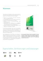 Reihenklemmen für elektrische Schalttafeln - 3