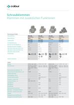 Reihenklemmen für elektrische Schalttafeln - 8