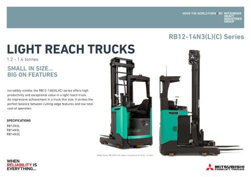 LIGHT REACH TRUCKS RB12-14N3(L)(C) series