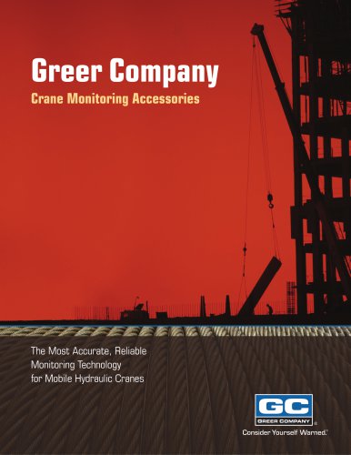 Crane Monitoring Accessories Catalog