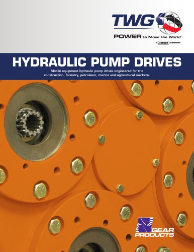 Hydraulic Pump Drives Catalog