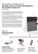 Druckerplattform DEK TQ - 2