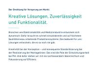 creating efficiency. Wir sind PIA. Weltweit nah. - 14