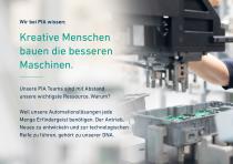 creating efficiency. Wir sind PIA. Weltweit nah. - 6