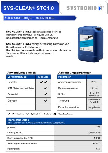 SYS-CLEAN© STC1.0