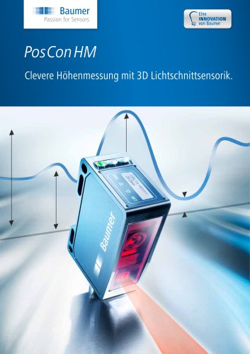 PosConHM - Clevere Höhenmessung mit 3D Lichtschnittsensorik.