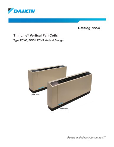 CAT 722-4 ThinLine Vertical Fan Coils