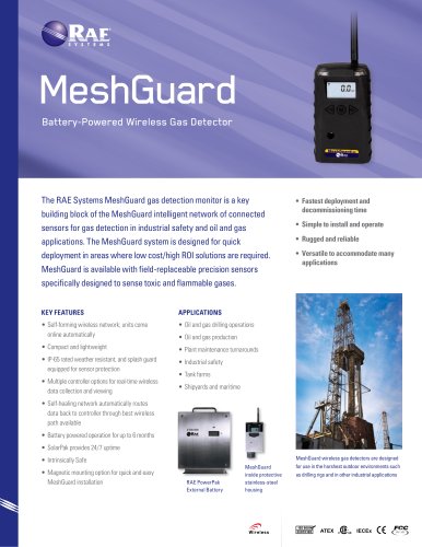 MeshGuard Gas Detection System