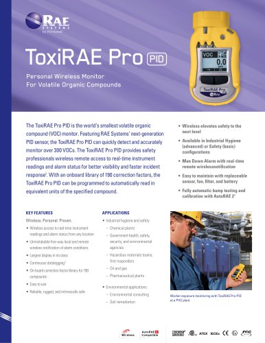 ToxiRAE Pro PID